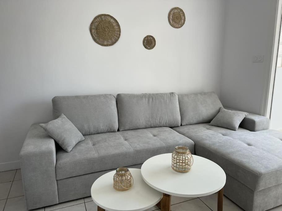 Superbe T2 Vue Mer, Clim, Parking Gratuit Canet Exterior foto