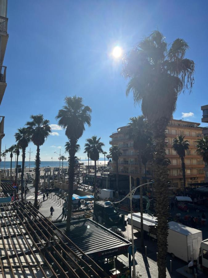 Superbe T2 Vue Mer, Clim, Parking Gratuit Canet Exterior foto