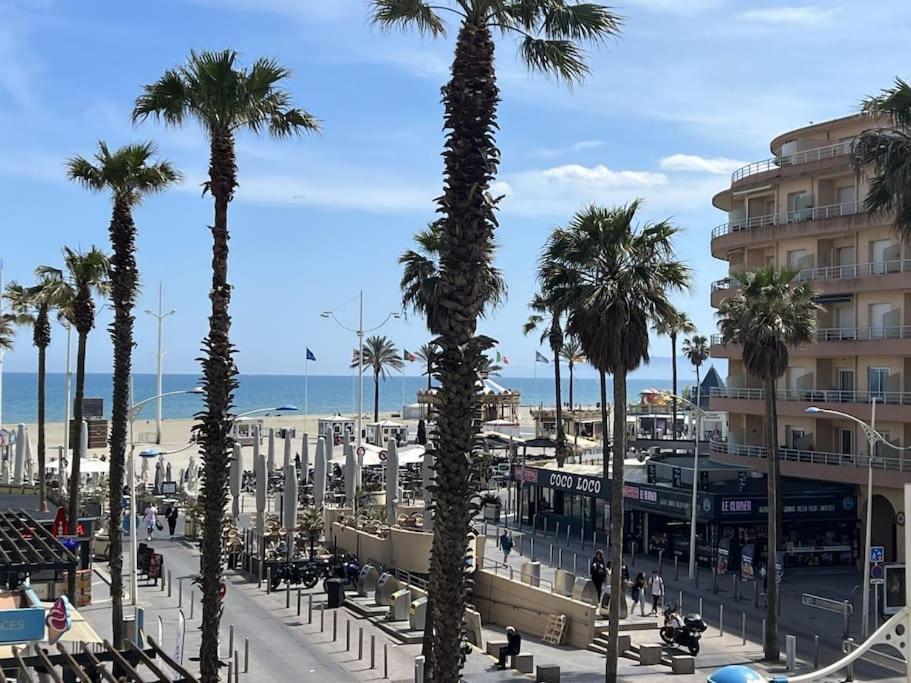 Superbe T2 Vue Mer, Clim, Parking Gratuit Canet Exterior foto